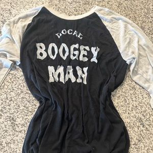 Local Boogeyman baseball cut tee M unisex